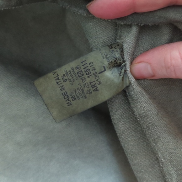 Bloom Fashion Distressed Asymmetrical Zip Cowl Neck Moto Sweater Jacket Size L - Picture 7 of 12